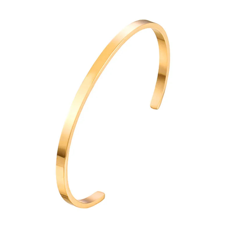 Féliza Open Cuff Bracelet – Minimalist Elegance with Modern Charm