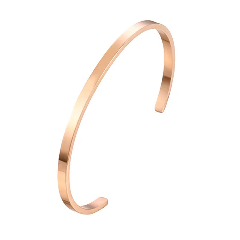 Féliza Open Cuff Bracelet – Minimalist Elegance with Modern Charm