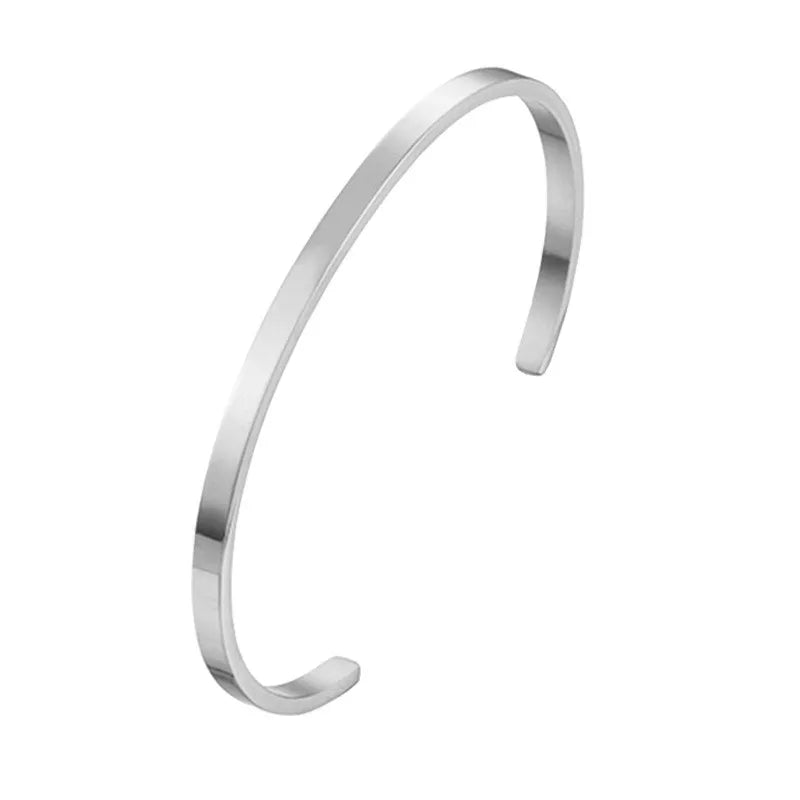 Féliza Open Cuff Bracelet – Minimalist Elegance with Modern Charm