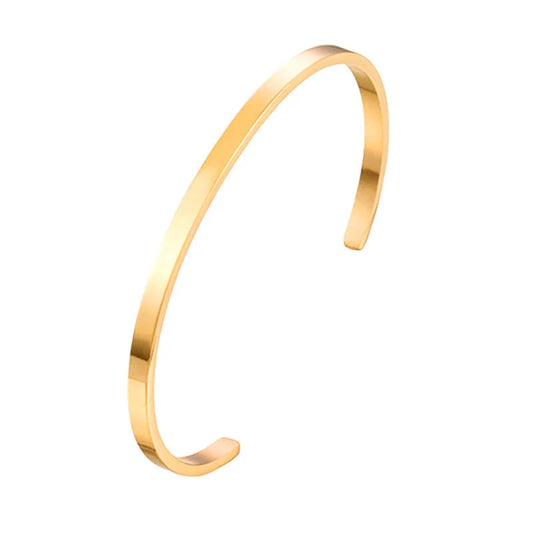 Féliza Open Cuff Bracelet – Minimalist Elegance with Modern Charm