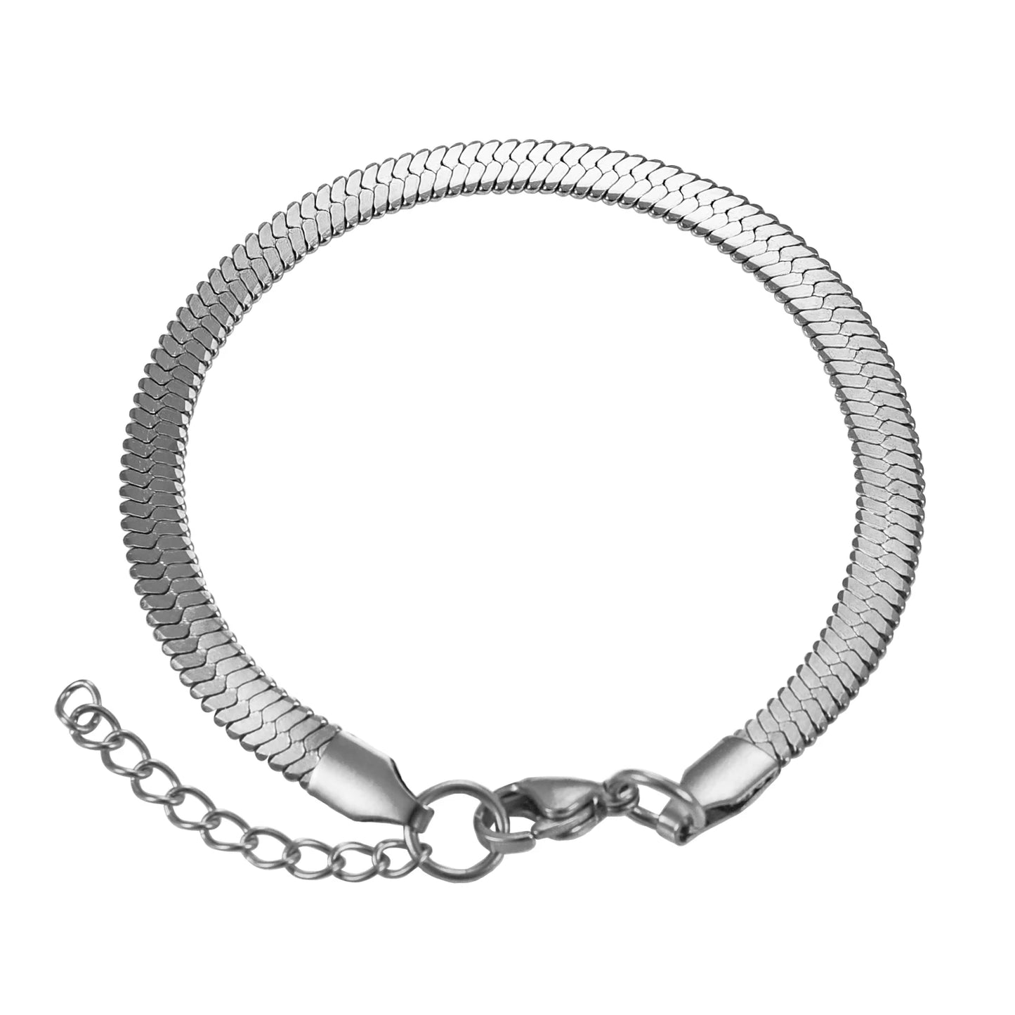 Féliza Extender Chain Bracelet – Adjustable Elegance in 925 Sterling Silver