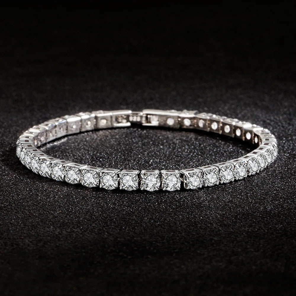 Féliza Circular Pave Bracelet – Endless Sparkle for Timeless Elegance