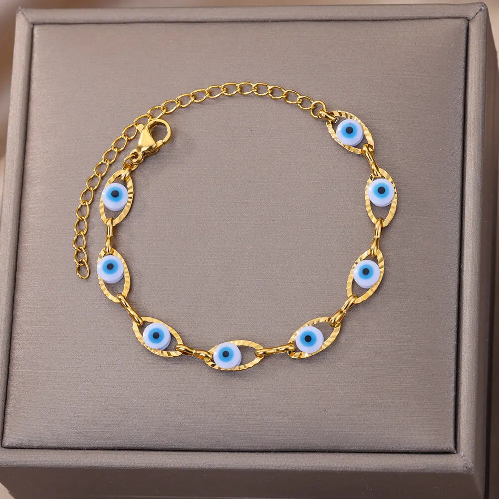 Féliza Evil Eye Bracelet - Protection and Elegance