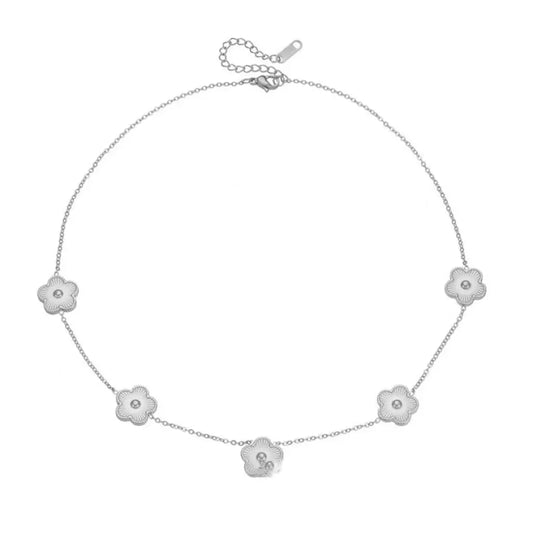 Féliza Four-Leaf Clover Necklace – Elegance and Good Fortune