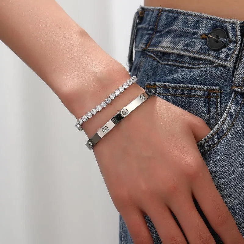 Féliza Cubic Zirconia Bracelet – Radiant Elegance in Every Sparkle
