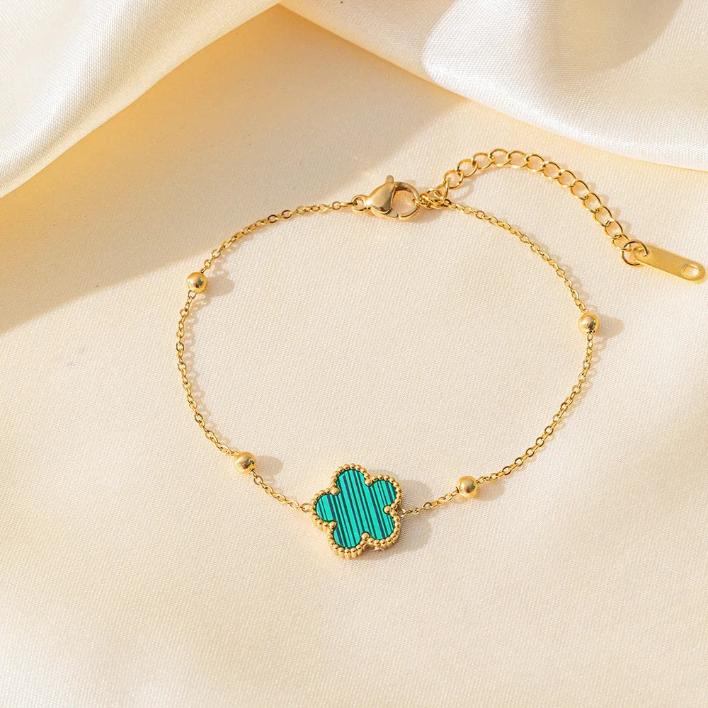 Féliza Four-Leaf Clover Bracelet – A Charming Symbol of Luck and Elegance