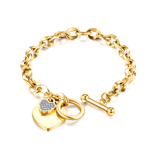 Féliza Gold-Plated Prayer Bracelet with Lock Clasp – A Touch of Elegance and Spiritual Serenity in 925 Sterling Silver