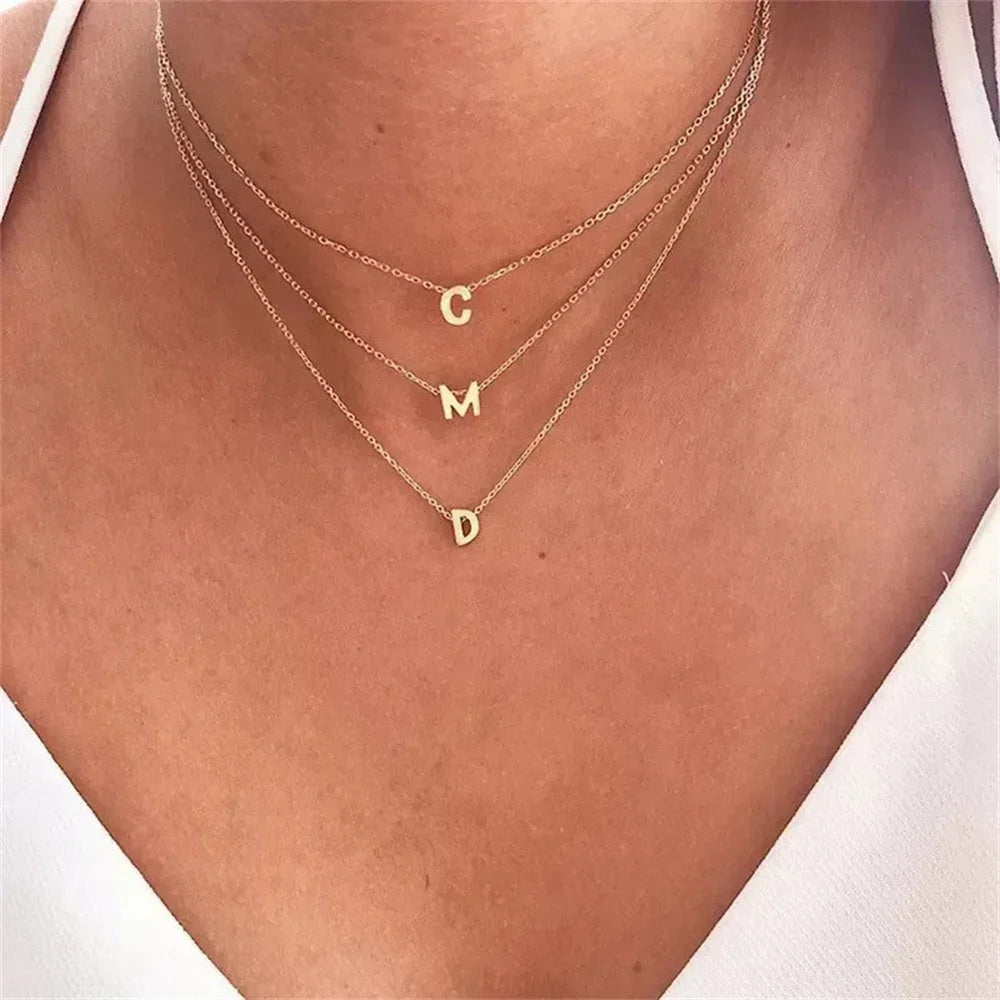 Féliza Personalized Initial Necklace – Unique & Elegant