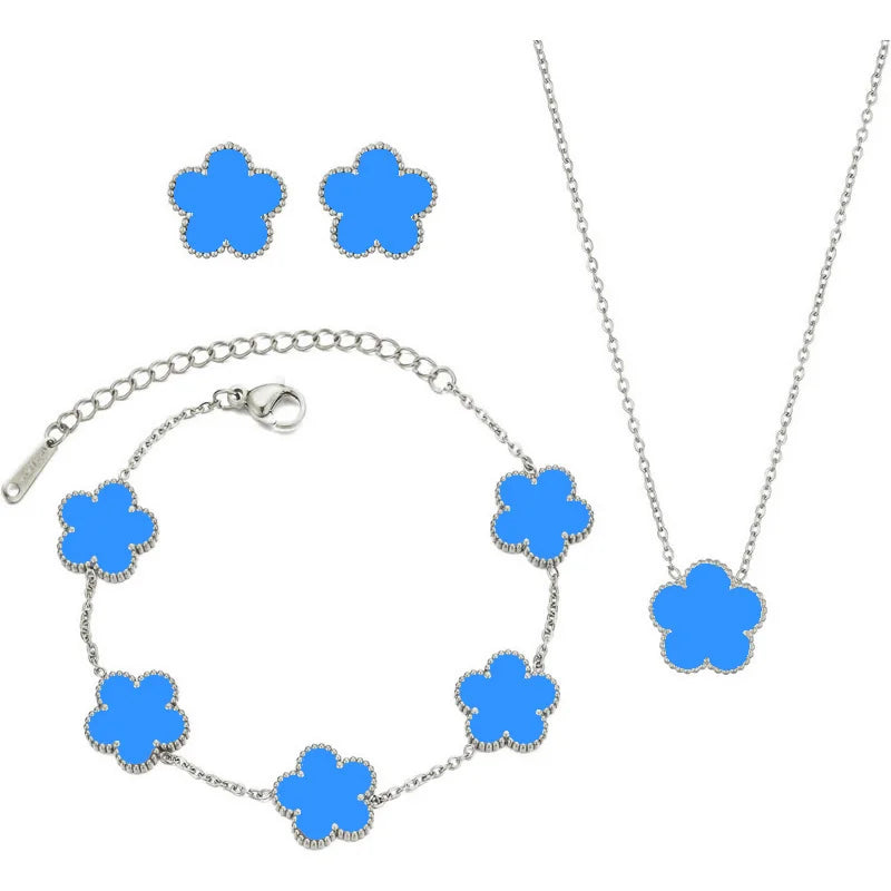 Féliza Lucky Clover Jewelry Set – A Symbol of Elegance and Good Fortune in 925 Sterling Silver