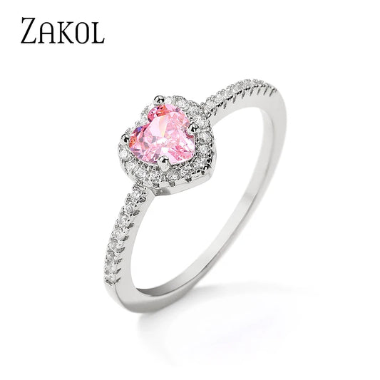 Féliza Pink Stone Ring – A Romantic Touch of Feminine Elegance