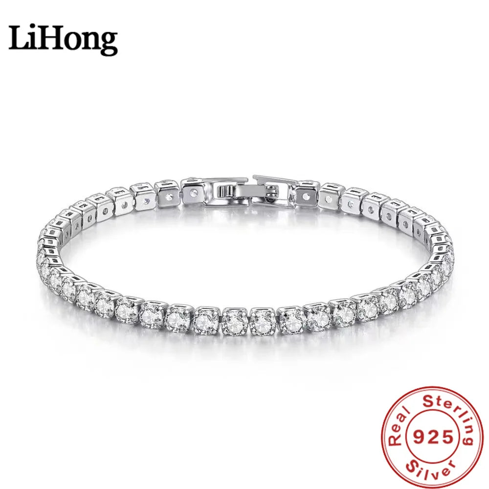 Féliza Circular Pave Bracelet – Endless Sparkle for Timeless Elegance